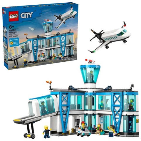LEGO City 60502 - Lotnisko z samolotem