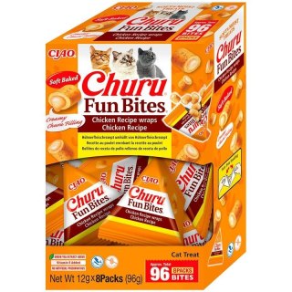 INABA CAT FUN BITES CHICKEN RECPIE przysmak dla kota 8x12g (96g)