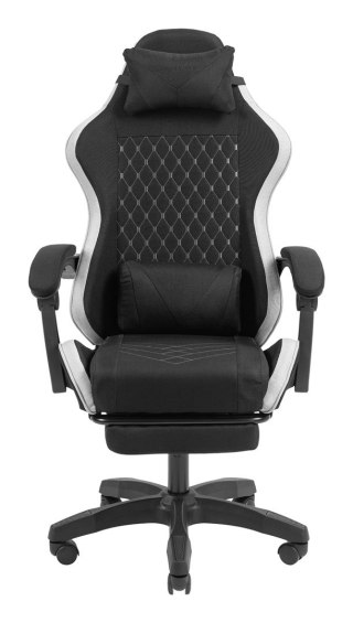 TACENS MARS MGC-X FABRIC Black/White - fotel gamingowy
