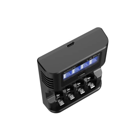 XTAR ŁADOWARKA DO AKUMULATORÓW R03 / AAA ORAZ R6 / AA LI-ION 1,5V / NIMH Z WYŚWIETLACZEM - 4 KANAŁY L4PRO