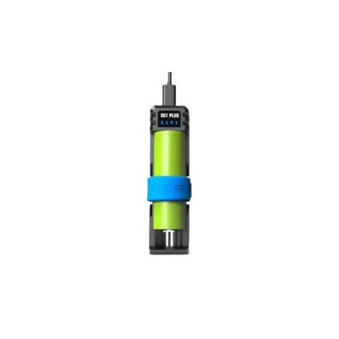 XTAR ŁADOWARKA DO AKUMULATORÓW SZYBKA 3.7V/1.2V USB-C POWER BANK - 1 KANAŁ SC1+