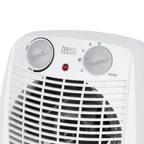 TEESA TERMOWENTYLATOR 0,8KW/1,2KW/2KW BIAŁY TSA8059