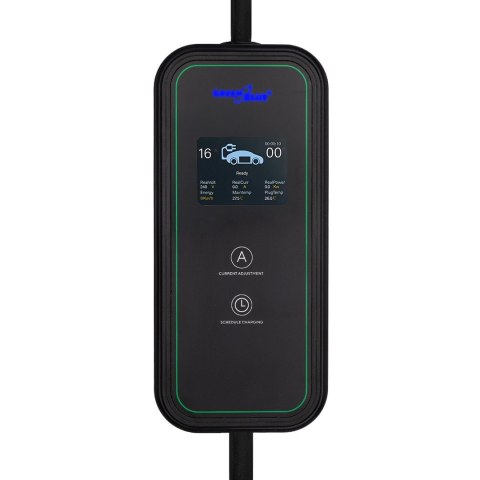 GREENBLUE ŁADOWARKA SAMOCHODÓW PRZENOŚNA, TYP 2, DŁ. PRZEW. 6,8M, IP65, 11KW, 220-380V AC 50/60HZ, 16A, 3 FAZY, GB1100