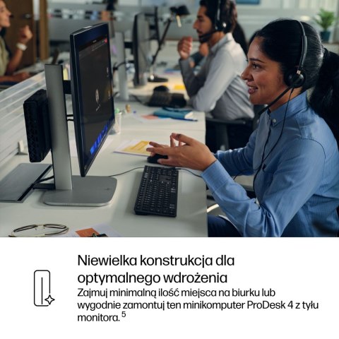 HP ProDesk 4 Mini G1i Ultra 7 265T 16GB DDR5 5600 SSD1TB Intel Graphics W11Pro 3Y OnSite
