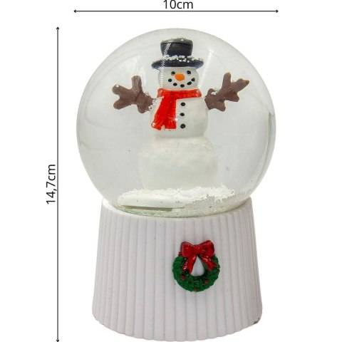 KULA ŚNIEŻNA GRAJĄCA 147MM LED BAŁWAN