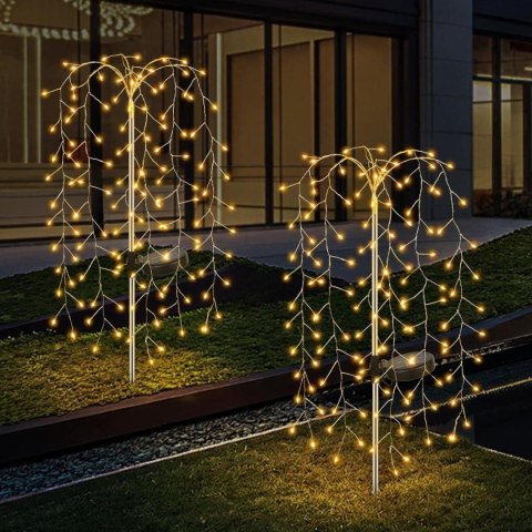 LAMPA SOLARNA DRZEWKO FAJERWERKI 72CM 120 LED