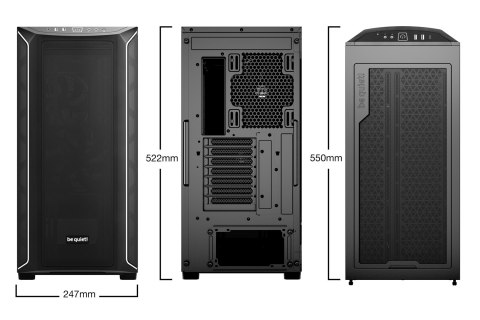 OBUDOWA BE QUIET! SHADOW BASE 800 DX BLACK (OUTLET)