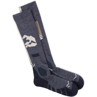 Skarpetki Buff MERINO HW OVER THE CALF SOCKS HWO1 NIGHT BLUE L