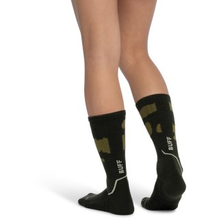 Skarpetki Buff MERINO MW CREW SOCKS MWC2 BEETLE GREEN L