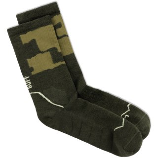Skarpetki Buff THERMONET® CREW SOCKS TC OLIVE GREEN L