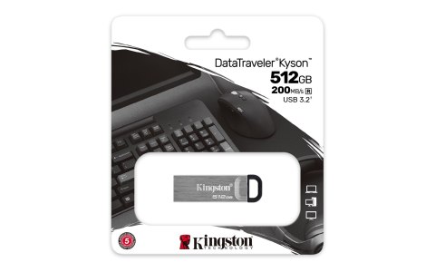 KINGSTON FLASH KYSON 512GB Metal USB 3.2 GEN.1 (OUTLET)