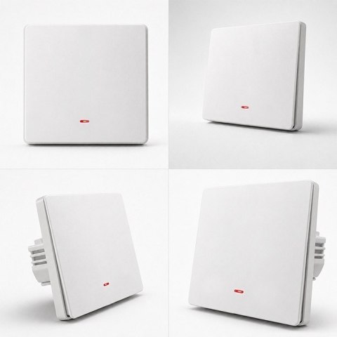 QOLTEC WŁĄCZNIK/WYŁĄCZNIK ŚWIATŁA | 1-KANAŁOWY | WI-FI | TIMER | TUYA | BIAŁY