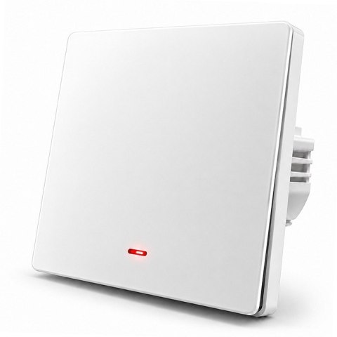 QOLTEC WŁĄCZNIK/WYŁĄCZNIK ŚWIATŁA | 1-KANAŁOWY | WI-FI | TIMER | TUYA | BIAŁY