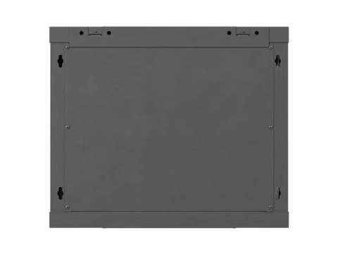 LANBERG SZAFA INSTALACYJNA RACK WISZĄCA 19" 9U 600X600 CZARNA DRZWI PERFOROWANE (FLAT PACK)