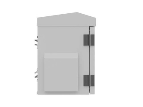 LANBERG SZAFA RACK WISZĄCA 10" HERMETYCZNA IP55 MONTAŻ NA ŚCIANIE/SŁUPIE 320X220X300 SZARA (ZŁOŻONA)