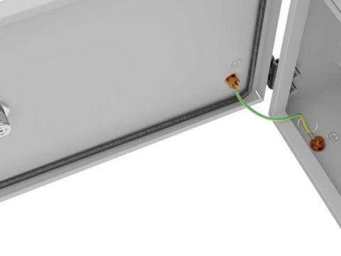 LANBERG SZAFA RACK WISZĄCA 10" HERMETYCZNA IP55 MONTAŻ NA ŚCIANIE/SŁUPIE 320X220X300 SZARA (ZŁOŻONA)