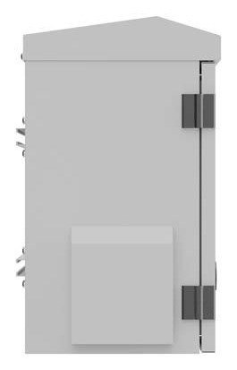 LANBERG SZAFA RACK WISZĄCA 10" HERMETYCZNA IP55 MONTAŻ NA ŚCIANIE/SŁUPIE 320X220X400 SZARA (ZŁOŻONA)