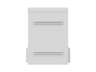 LANBERG SZAFA RACK WISZĄCA 10" HERMETYCZNA IP55 MONTAŻ NA ŚCIANIE/SŁUPIE 340X250X500 SZARA (ZŁOŻONA)