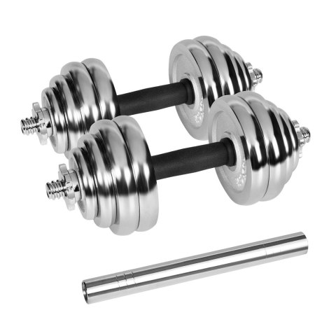 REBEL ACTIVE HANTLE REGULOWANE CHROMOWANE W WALIZCE Z GRYFEM, ZESTAW 30 KG