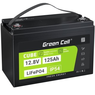 GREEN CELL AKUMULATOR LIFEPO4 CUBE 125AH 12V/12.8V 1600WH LFPGC12V125AH
