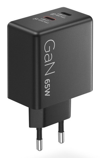 Ładowarka sieciowa Lenovo G0A6065BEU GaN 2x USB-C 65W czarna