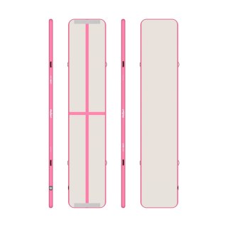 Ścieżka gimnastyczna, akrobatyczna Airtrack REBEL 500x100x10 - pink