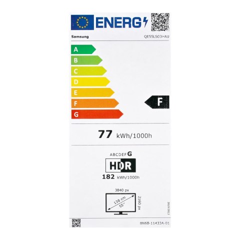 Telewizor Samsung MRE75R95H Micro RGB 75" 4K Ultra HD 165Hz Tizen Dolby Atmos Czarny