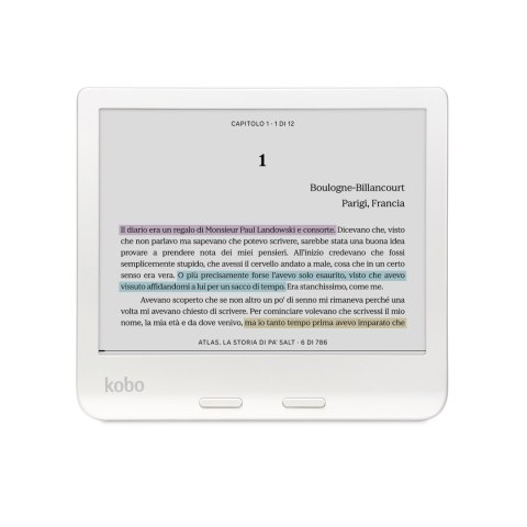 Czytnik e-booków Kobo Libra Colour 7" E-Ink Kaleido 3 32GB WI-FI White (OUTLET)