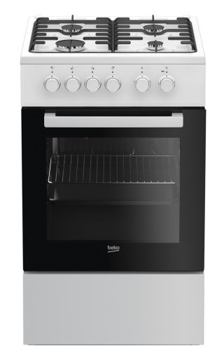 Kuchnia gazowo-elektryczna wolnostojąca BEKO FSS52020DW 50cm