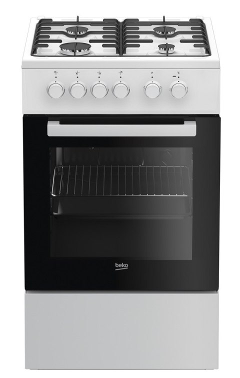 Kuchnia gazowo-elektryczna wolnostojąca BEKO FSS52020DW 50cm