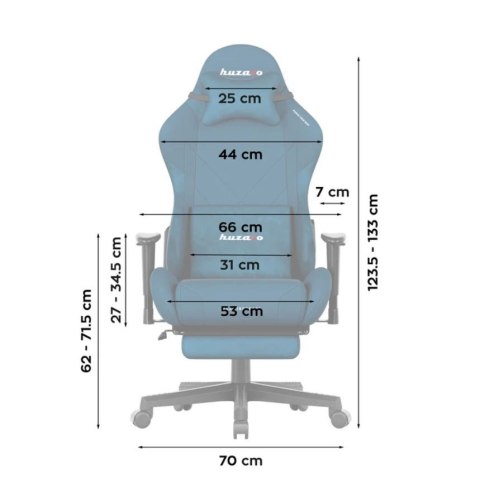 Fotel gamingowy Huzaro Force 5.7 Blue