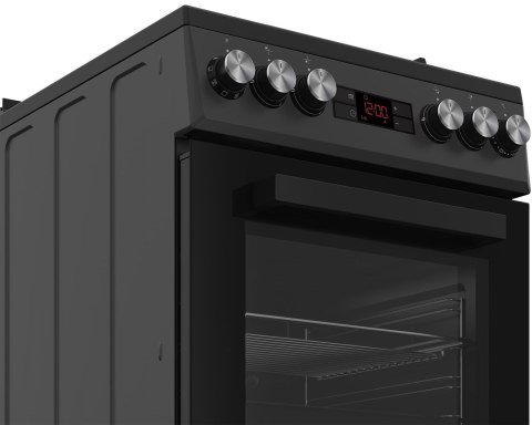 Kuchnia gazowo-elektryczna BEKO FSM51330DAOT b300 | termoobieg | SteamShine | prowadnice teleskopowe