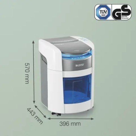 Niszczarka Leitz IQ Optimax AutoFeed 150, P5, 150 kartek, 15 l kosz