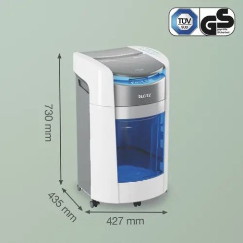 Niszczarka Leitz IQ Optimax AutoFeed 300, P5, 300 kartek, 25 l kosz