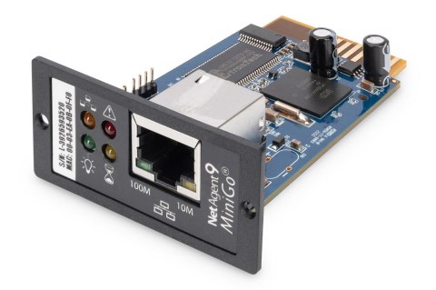 Moduł SNMP DIGITUS dla zasilaczy awaryjnych UPS z serii DN-17009x oraz DN-17010x