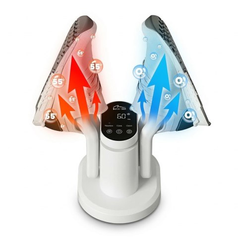 MEDIA-TECH SUSZARKA DO BUTÓW Z DEZYNFEKCJĄ OZONOWĄ (BIAŁA) SHOE DRYER OZONE PRO+ MT6539W