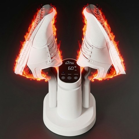 MEDIA-TECH SUSZARKA DO BUTÓW Z DEZYNFEKCJĄ OZONOWĄ (BIAŁA) SHOE DRYER OZONE PRO+ MT6539W