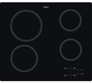 Płyta ceramiczna WHIRLPOOL AKT 801 NE (4 pola grzejne; kolor czarny)