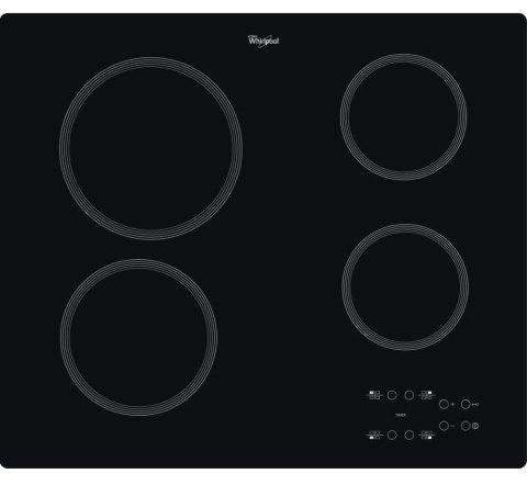 Płyta ceramiczna WHIRLPOOL AKT 801 NE (4 pola grzejne; kolor czarny)