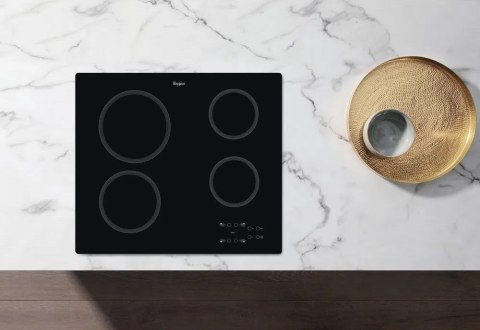 Płyta ceramiczna WHIRLPOOL AKT 801 NE (4 pola grzejne; kolor czarny)