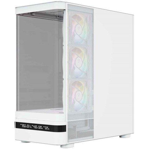 MODECOM OBUDOWA VOLCANO AQ 200 ARGB MIDI BIAŁA