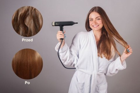 ELDOM SUSZARKA DO WŁOSÓW HT270 BRIZO 2000W TECHNOLOGIA SUPER-SILENT 3 OZIOMY NADMUCHU,JONOZACJA FUNKCJA AUTO-CLEANING; FUNKCJ