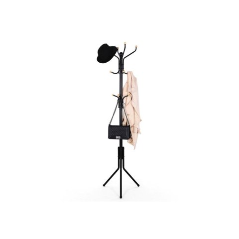 Wieszak stojący metalowy SONGMICS 182 cm czarny