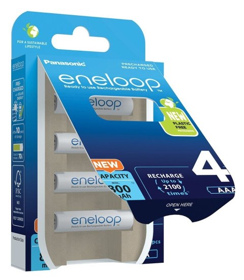 PANASONIC ENELOOP AAA 800 mAh 4 szt