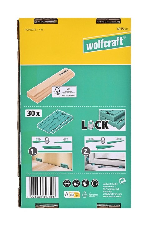 Zestaw Wolfcraft do układania paneli laminowanych i projektowania podłogi