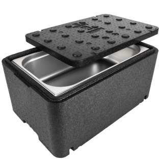 Termobox pudełko termos pojemnik termiczny z pokrywką do żywności leków 600x400x296mm GN1/1 48L