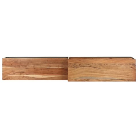 Szafka pod telewizor, 180x30x50 cm, lite drewno akacjowe
