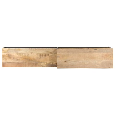 Szafka pod telewizor, 180x30x50 cm, surowe drewno mango