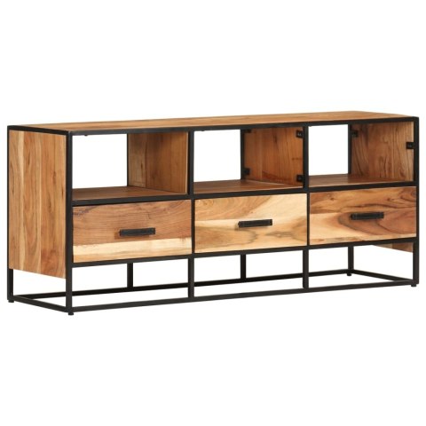 Szafka pod telewizor, 110x30x45 cm, lite drewno akacjowe