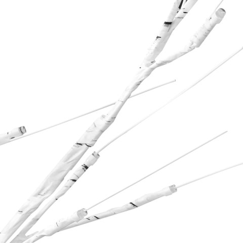Wierzba z oświetleniem, 200 ciepłych białych LED, 2,2 m